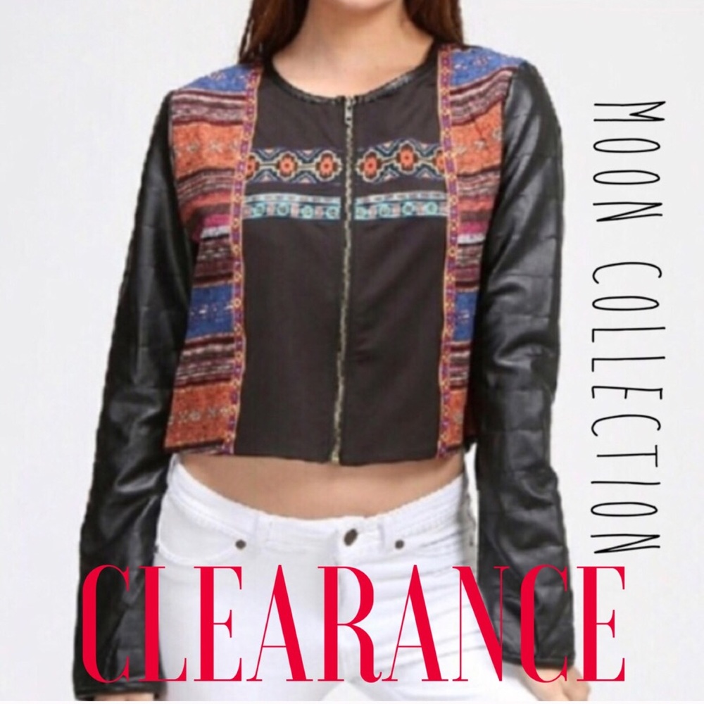 ❗️Now on clearance❗️Aztec embroidered jacket